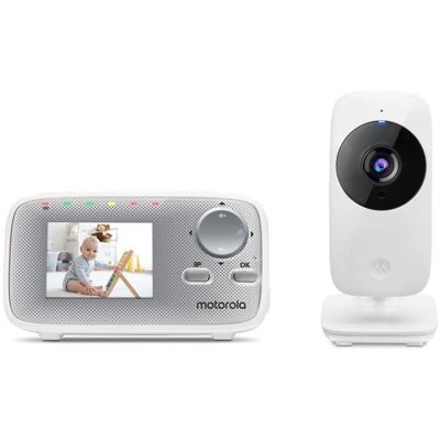 Baby Video Moniteur Motorola - Portée 300m - Blanc - Publicité Baby Video Moniteur Motorola - Portée 300m - Blanc - Publicité