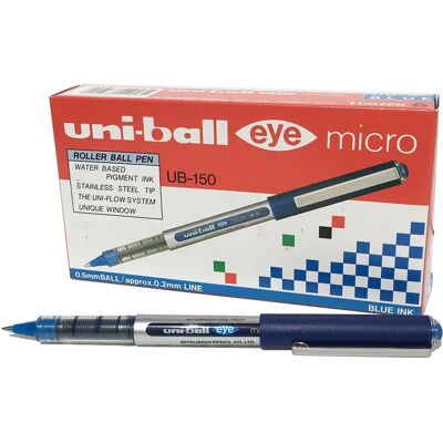 Uni-ball - UB-150 Eye Micro Rollerball - Azul - .5mm - Pen Uni-ball - UB-150 Eye Micro Rollerball - Azul - .5mm - Pen