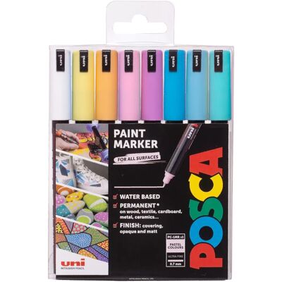 Fixy Posca PC-1MR Ultra tenké pastelové barvy - Malířské fixy Fixy Posca PC-1MR Ultra tenké pastelové barvy - Malířské fixy