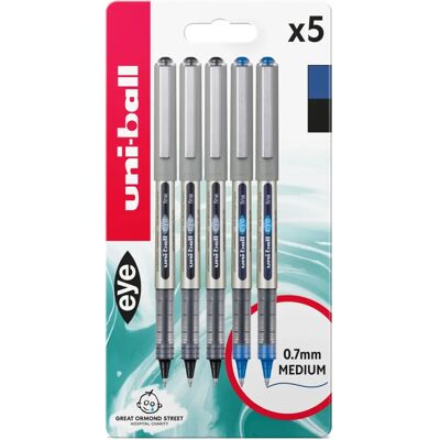 uni-ball - Eye 157 - Black - Blue - Rollerball Pen uni-ball - Eye 157 - Black - Blue - Rollerball Pen