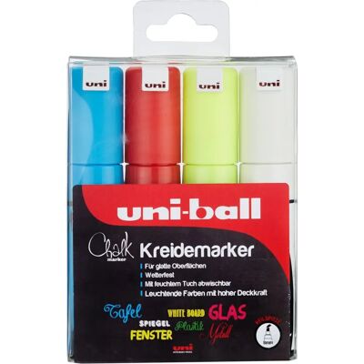 Uni Kreidemarker PWE-8K - 8mm, mehrfarbig - Kreidemarker Uni Kreidemarker PWE-8K - 8mm, mehrfarbig - Kreidemarker