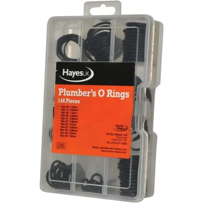 Arctic Hayes 557001 Plumber's O-Ring Kit - 144 Piece Arctic Hayes 557001 Plumber's O-Ring Kit - 144 Piece