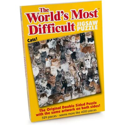 Paul Lamond 529-Piece Double-Sided Cat Puzzle - Jigsaw Paul Lamond 529-Piece Double-Sided Cat Puzzle - Jigsaw