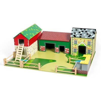 Tidlo Oldfield Farm Wooden Playset - Farm Tidlo Oldfield Farm Wooden Playset - Farm