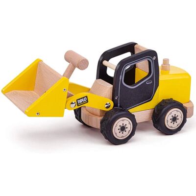 Tidlo Front End Loader Spielzeug - Robustes Konstruktionsspielzeug für Kinder Tidlo Front End Loader Spielzeug - Robustes Konstruktionsspielzeug für Kinder