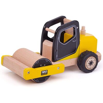 Tidlo Straßenwalze Spielzeug - Bauen - Gelb Tidlo Straßenwalze Spielzeug - Bauen - Gelb