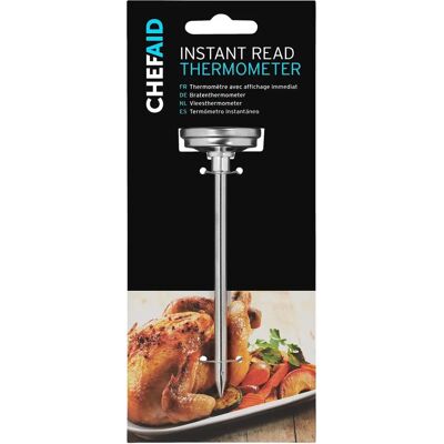 Chef Aid Thermomètre à viande - Lecture instantanée pour viande et volaille Chef Aid Thermomètre à viande - Lecture instantanée pour viande et volaille
