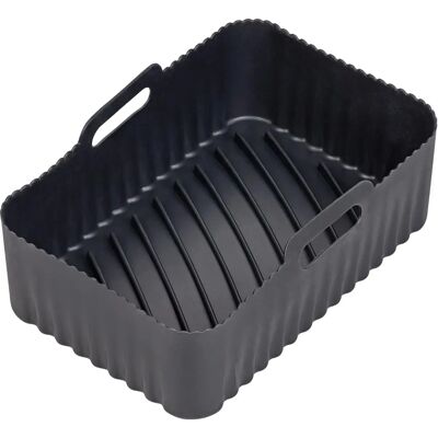 Tala Black Rectangular Silicone Air Fryer Liner - Air Fryer Accessory Tala Black Rectangular Silicone Air Fryer Liner - Air Fryer Accessory