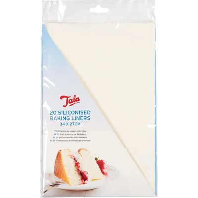 Tala Teli in Silicone Riutilizzabili Bianchi - Accessori per Teglie Tala Teli in Silicone Riutilizzabili Bianchi - Accessori per Teglie