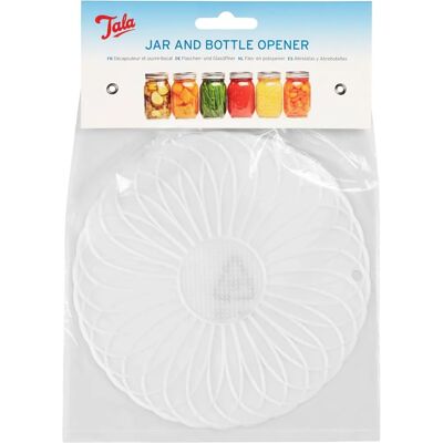 ouvre-bouteille et pot en caoutchouc blanc Tala - Antidérapant ouvre-bouteille et pot en caoutchouc blanc Tala - Antidérapant