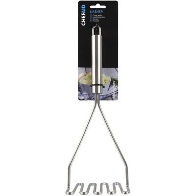 Presse-purée en acier inoxydable Chef Aid - Masher - Acier inoxydable - Chef Aid Presse-purée en acier inoxydable Chef Aid - Masher - Acier inoxydable - Chef Aid