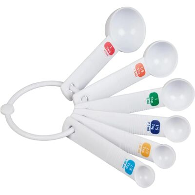 Tala Measuring Spoons Set of 6 - Measuring Spoons Tala Measuring Spoons Set of 6 - Measuring Spoons