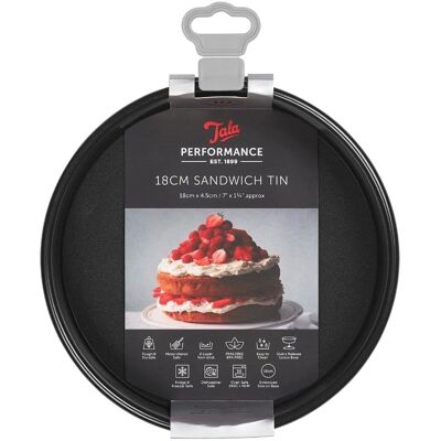 Tala Performance Non-Stick Round Sandwich Cake Pan 18cm - Cake Pan Tala Performance Non-Stick Round Sandwich Cake Pan 18cm - Cake Pan