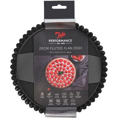 Tala Performance Tart Tin - 20cm, Non-stick, Heavy-duty Steel Tala Performance Tart Tin - 20cm, Non-stick, Heavy-duty Steel