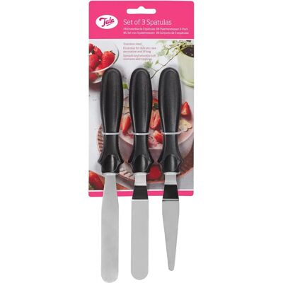 Tala Edelstahl Spatel-Set von 3 - Küchenutensilien Tala Edelstahl Spatel-Set von 3 - Küchenutensilien