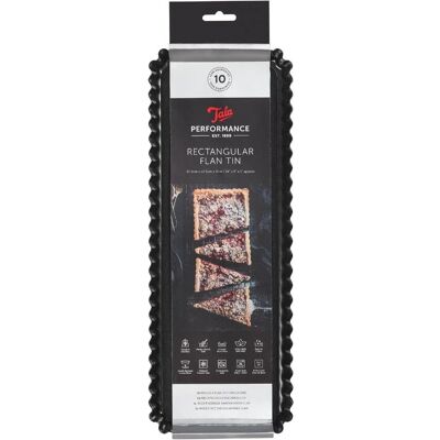 Tala Carbon Steel Rectangular Flan Tin - Bakeware Tala Carbon Steel Rectangular Flan Tin - Bakeware