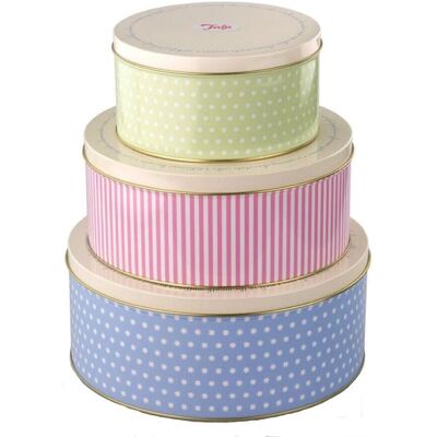 Tala Boîtes de rangement pour gâteaux et biscuits - Ensemble de 3 - Publicité Tala Boîtes de rangement pour gâteaux et biscuits - Ensemble de 3 - Publicité
