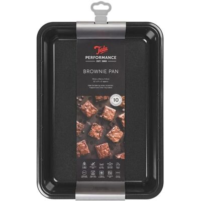 Moule à brownie Tala Performance - Acier au carbone, antiadhésif, 34.5x24.3x4cm - Marron - Publicité Moule à brownie Tala Performance - Acier au carbone, antiadhésif, 34.5x24.3x4cm - Marron - Publicité