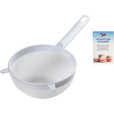 Tala Nylon Sieve - 15cm, White - Sieve Tala Nylon Sieve - 15cm, White - Sieve