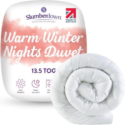 Slumberdown Warm Winter Nights 13.5 Tog Winter Duvet - Single Slumberdown Warm Winter Nights 13.5 Tog Winter Duvet - Single