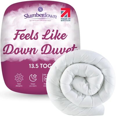 Slumberdown Feels Like Down 13.5 Tog Winter Duvet - Duvet Slumberdown Feels Like Down 13.5 Tog Winter Duvet - Duvet