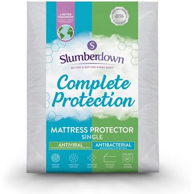 Slumberdown Complete Protection Anti Viral Mattress Protector - Mattress Protector Slumberdown Complete Protection Anti Viral Mattress Protector - Mattress Protector