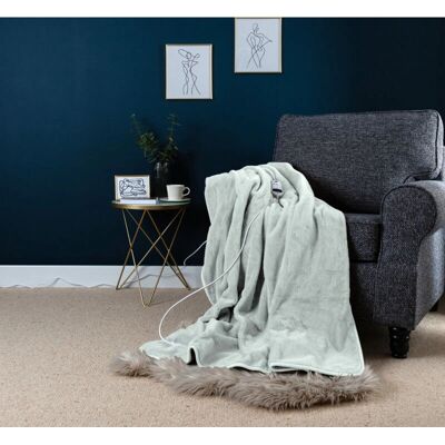 Slumberdown Slumberdown Elegantly Warm Heated Throw - Heated Throw Slumberdown Slumberdown Elegantly Warm Heated Throw - Heated Throw
