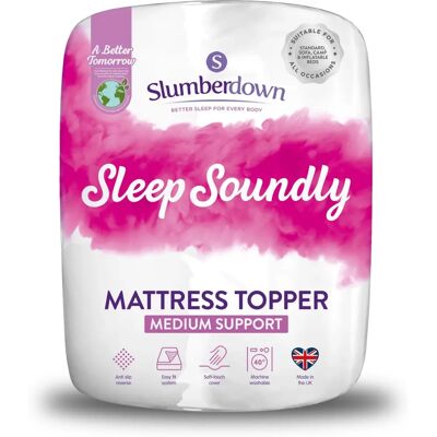 Slumberdown Sleep Soundly Rebound Mattress Topper - King Slumberdown Sleep Soundly Rebound Mattress Topper - King