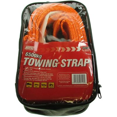 Maypole Recovery Towing Strap - 6500kg - 3.5m Maypole Recovery Towing Strap - 6500kg - 3.5m