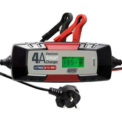 Maypole 6V 12V Cargador Rápido y de Mantenimiento - Cargador de Batería de Coche Maypole 6V 12V Cargador Rápido y de Mantenimiento - Cargador de Batería de Coche
