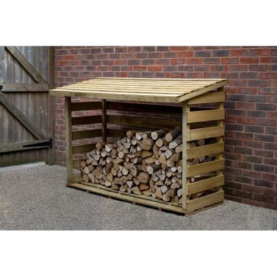 Forest Garden 3 x 6 Log Store - Pressure Treated - Log Store - Garden Storage Forest Garden 3 x 6 Log Store - Pressure Treated - Log Store - Garden Storage