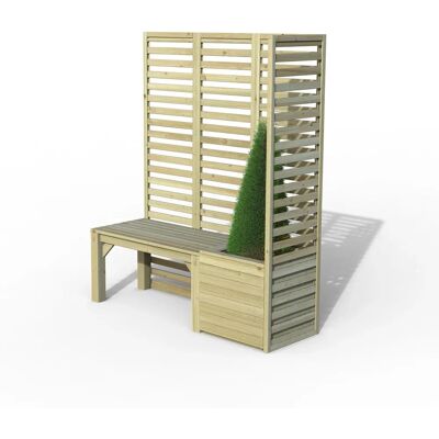 Forest Garden Number 1 Wooden Garden Seating Set - Small Space Modular Forest Garden Number 1 Wooden Garden Seating Set - Small Space Modular