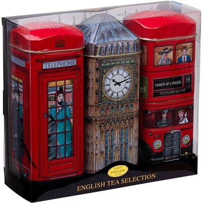 New English Teas - Heritage Fine English Tea - Triple Tin New English Teas - Heritage Fine English Tea - Triple Tin