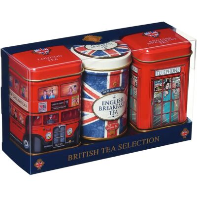 Petites Boîtes de Thé Britannique avec Thés en Vrac - Coffret Cadeau - Publicité Petites Boîtes de Thé Britannique avec Thés en Vrac - Coffret Cadeau - Publicité