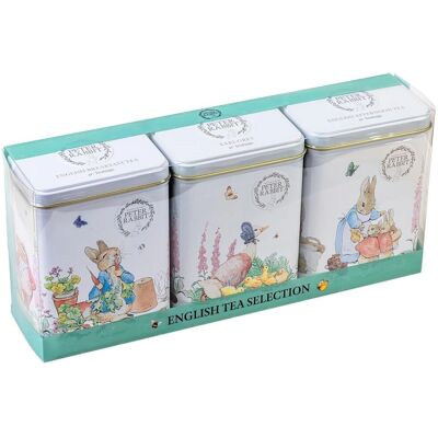 English Teas Beatrix Potter Triple Tin Gift Pack - Tea Gift Set English Teas Beatrix Potter Triple Tin Gift Pack - Tea Gift Set