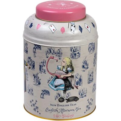 English Teas Vintage Alice in Wonderland Tea Caddy - 240 Afternoon Teabags English Teas Vintage Alice in Wonderland Tea Caddy - 240 Afternoon Teabags