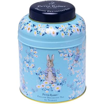 English Teas Peter Rabbit Daisies Tea Caddy - 80 English Breakfast Tea Bags English Teas Peter Rabbit Daisies Tea Caddy - 80 English Breakfast Tea Bags