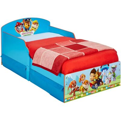 Lit pour enfants Paw Patrol de Worlds Apart avec rangement - 140x70cm - Publicité Lit pour enfants Paw Patrol de Worlds Apart avec rangement - 140x70cm - Publicité