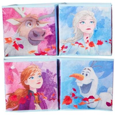 Boîtes de rangement en cube Frozen de Disney - Worlds Apart 291FZO - Multicolore - Publicité Boîtes de rangement en cube Frozen de Disney - Worlds Apart 291FZO - Multicolore - Publicité