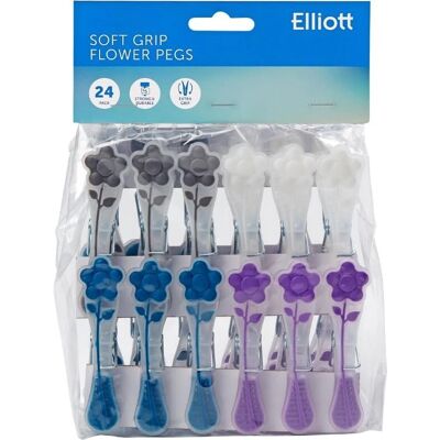 Elliott Modello Mollette da Bucato con Presa Morbida - Tipo di Bucato Elliott Modello Mollette da Bucato con Presa Morbida - Tipo di Bucato