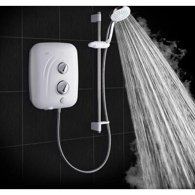 Mira - Mira Elite SE 1.1941.002 - White & Chrome - Shower Mira - Mira Elite SE 1.1941.002 - White & Chrome - Shower