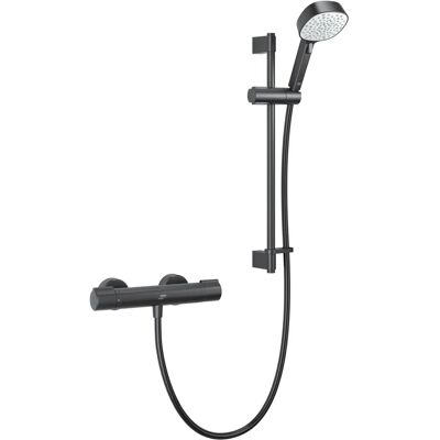 Mira Atom Matt Black Dual H/p Combi Mixer Shower - Dusche Mira Atom Matt Black Dual H/p Combi Mixer Shower - Dusche
