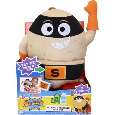 Character Options - Talking Supertato Teddy Bear - soft toy Character Options - Talking Supertato Teddy Bear - soft toy