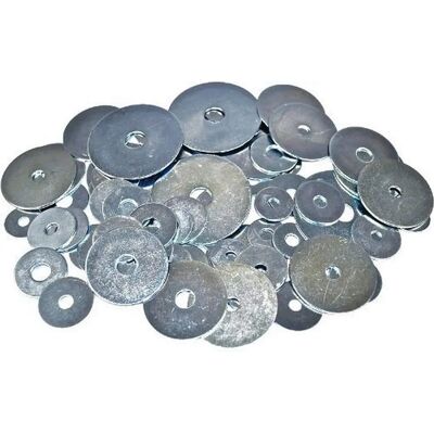 Bulk Hardware Limited BH00910 Set di rondelle piane per officina Bulk Hardware Limited BH00910 Set di rondelle piane per officina