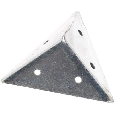 Bulk Hardware - BH01162 - Blanc - 45 mm - Support d'angle métallique - Publicité Bulk Hardware - BH01162 - Blanc - 45 mm - Support d'angle métallique - Publicité