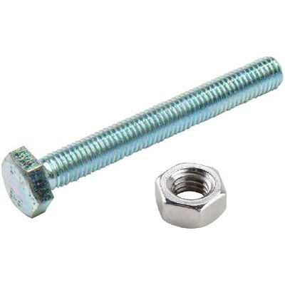 Bulk Hardware - BH02282 - M8 x 70 mm - galvanizado - Bolt Bulk Hardware - BH02282 - M8 x 70 mm - galvanizado - Bolt