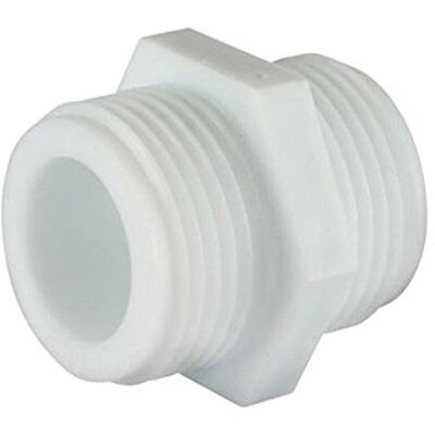 Bulk Hardware BH04072 - White - Hose Connector Bulk Hardware BH04072 - White - Hose Connector