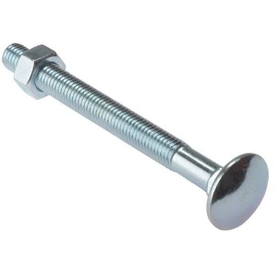 Bulk Hardware BH04829 Zestaw śrub M8 x 50 mm i nakrętki - Srebrny - 25 sztuk Bulk Hardware BH04829 Zestaw śrub M8 x 50 mm i nakrętki - Srebrny - 25 sztuk