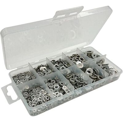 Bulk Hardware BH06562 - Assortiment nautique - Rondelles plates en acier inox AISI 316 - Publicité Bulk Hardware BH06562 - Assortiment nautique - Rondelles plates en acier inox AISI 316 - Publicité