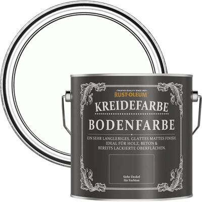 Rust-Oleum Chalky Weiß Bodenfarbe - 2.5L - Bodenfarbe Rust-Oleum Chalky Weiß Bodenfarbe - 2.5L - Bodenfarbe